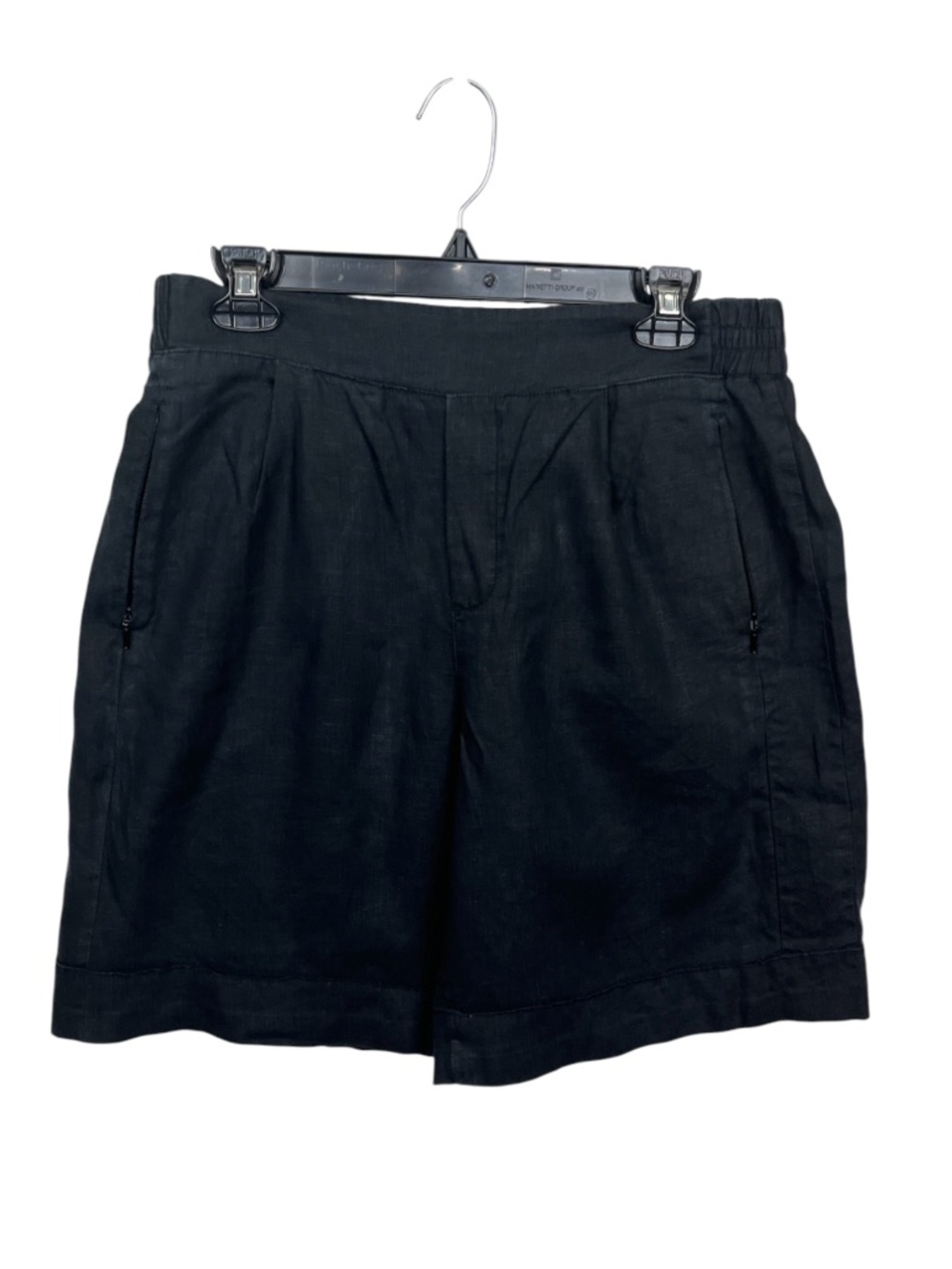 Athleta 100% Linen Women’s Black Shorts, Size 12 - Picture 5 of 6
